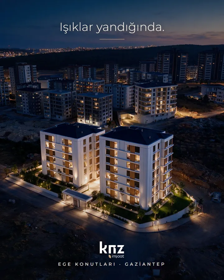 KNZ İnşaat Ege Konutları post tasarımı